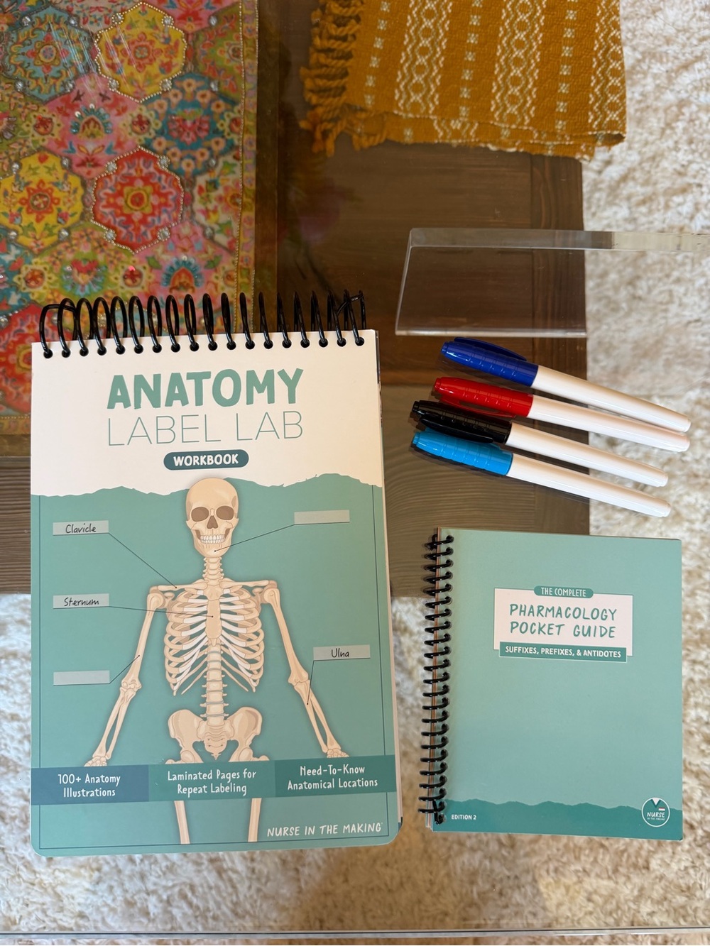 Anatomy Label Lab Workbook & Pharmacology Pocket Guide - Nurse In the Making